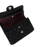 CHANEL Handbag Classic Flap / Black Black Caviar Quilted Classic Flap Small Silver Hardware -Knockoff
