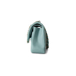 CHANEL Handbag Classic flap / Blue 19C Tiffany Blue Caviar Quilted Classic Flap Small Light Gold Hardware -Knockoff
