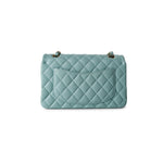 CHANEL Handbag Classic flap / Blue 19C Tiffany Blue Caviar Quilted Classic Flap Small Light Gold Hardware -Knockoff
