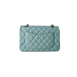 CHANEL Handbag Classic flap / Blue 19C Tiffany Blue Caviar Quilted Classic Flap Small Light Gold Hardware -Knockoff
