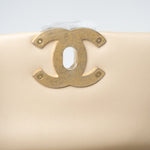 CHANEL Handbag Cream 22S Beige Lambskin Quilted Small 19 Flap Mixed Hardware -Knockoff
