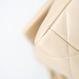 CHANEL Handbag Cream 22S Beige Lambskin Quilted Small 19 Flap Mixed Hardware -Knockoff
