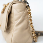 CHANEL Handbag Cream 22S Beige Lambskin Quilted Small 19 Flap Mixed Hardware -Knockoff
