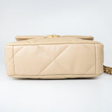 CHANEL Handbag Cream 22S Beige Lambskin Quilted Small 19 Flap Mixed Hardware -Knockoff
