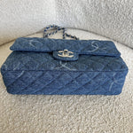 CHANEL Handbag Denim Quilted Single Flap Medium SHW -Knockoff
