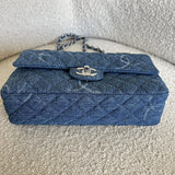 CHANEL Handbag Denim Quilted Single Flap Medium SHW -Knockoff
