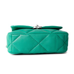 CHANEL Handbag Green 23P Green Lambskin Quilted 19 Flap Small Mixed / Reverse Hardware -Knockoff
