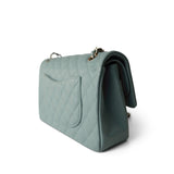 CHANEL Handbag Green / Classic flap 22C Dark Green Caviar Quilted Classic Flap Light Gold Hardware -Knockoff
