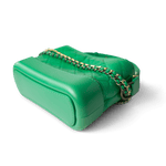 CHANEL Handbag Green / Gabrielle Green Aged Calfskin Quilted Hobo Gabrielle Bag Small Mixed Hardware -Knockoff
