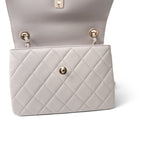 CHANEL Handbag Grey 22B Grey Lambskin Quilted Trendy CC Small Light Gold Hardware -Knockoff
