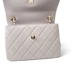 CHANEL Handbag Grey 22B Grey Lambskin Quilted Trendy CC Small Light Gold Hardware -Knockoff
