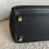 CHANEL Handbag Hermes Kelly 25 Black GHW -Knockoff
