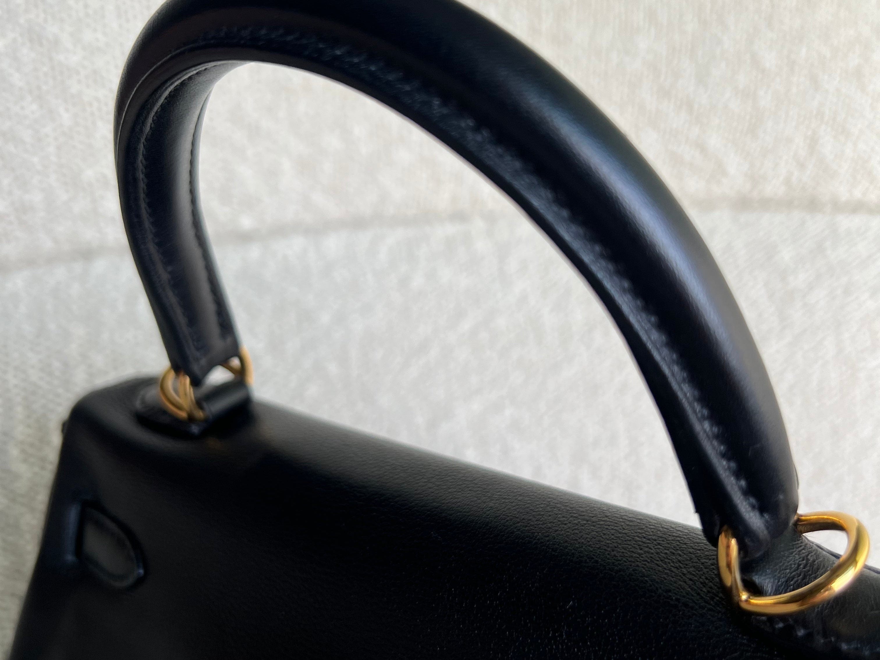 CHANEL Handbag Hermes Kelly 25 Black GHW -Knockoff
