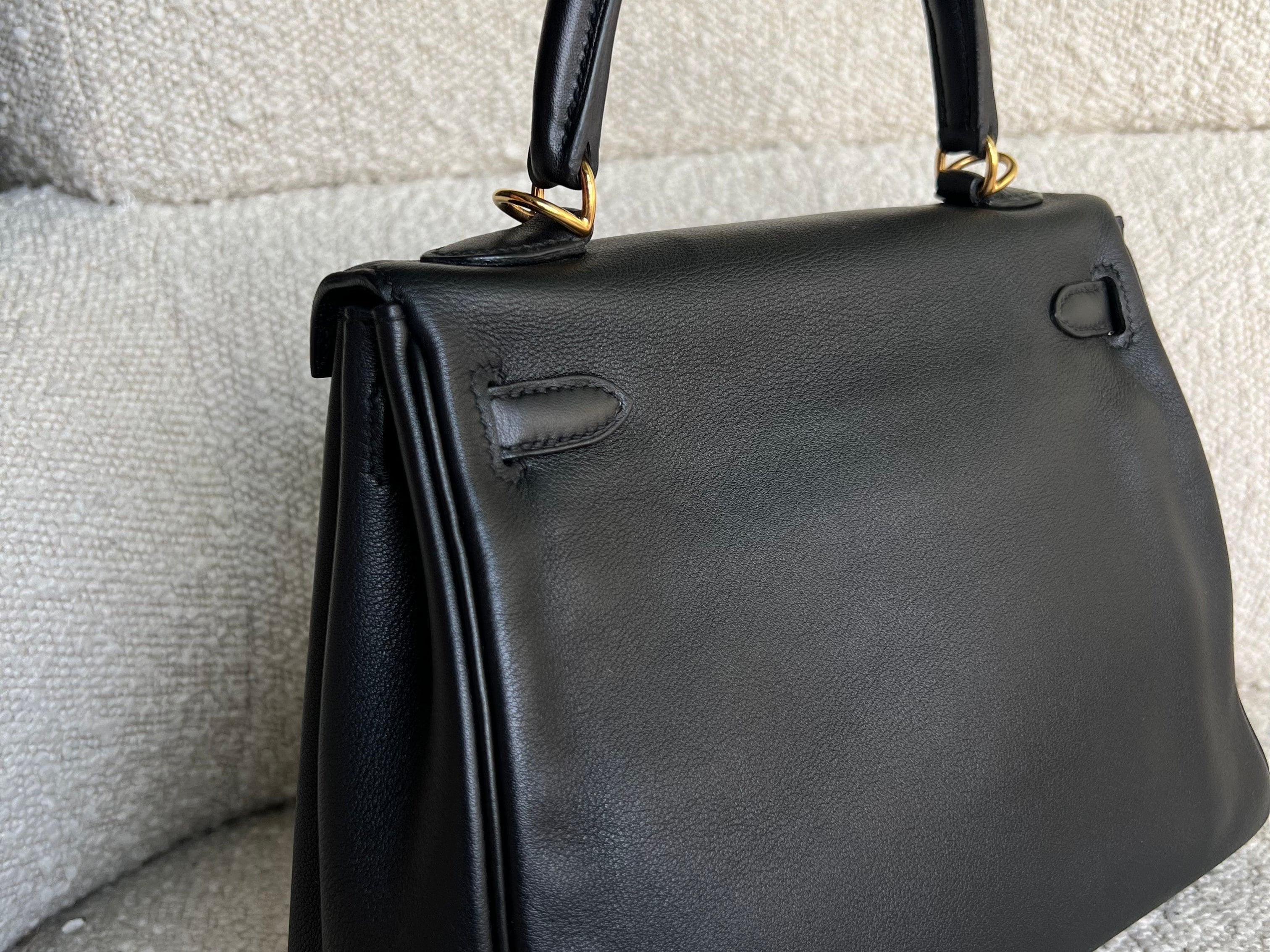 CHANEL Handbag Hermes Kelly 25 Black GHW -Knockoff
