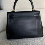 CHANEL Handbag Hermes Kelly 25 Black GHW -Knockoff
