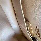 CHANEL Handbag Light Beige Lambskin Quilted Classic Double Flap Small Light Gold Hardware -Knockoff
