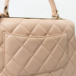 CHANEL Handbag Light Beige Lambskin Quilted Trendy CC Small LGHW -Knockoff
