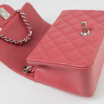 CHANEL Handbag Mini Square Pink Lambskin Quilted Flap SHW -Knockoff
