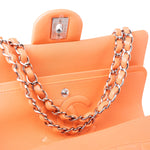 CHANEL Handbag Orange 21S Neon Orange Lambskin Quilted Classic Flap SWH -Knockoff
