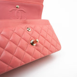 CHANEL Handbag Pink 18S Pink Caviar Quilted Classic Flap Small Light Gold Hardware -Knockoff
