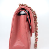 CHANEL Handbag Pink 18S Pink Caviar Quilted Classic Flap Small Light Gold Hardware -Knockoff
