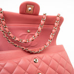 CHANEL Handbag Pink 18S Pink Caviar Quilted Classic Flap Small Light Gold Hardware -Knockoff
