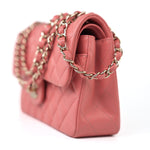 CHANEL Handbag Pink 18S Pink Caviar Quilted Classic Flap Small Light Gold Hardware -Knockoff
