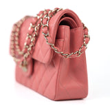 CHANEL Handbag Pink 18S Pink Caviar Quilted Classic Flap Small Light Gold Hardware -Knockoff
