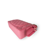 CHANEL Handbag Pink 21P Pink Caviar Quilted Classic Flap Small Light Gold Hardware -Knockoff
