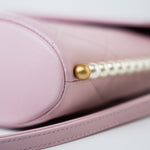 CHANEL Handbag Pink 21S Light Pink / Rose Clair Calfskin Quilted All About Pearls Small Hobo Bag -Knockoff
