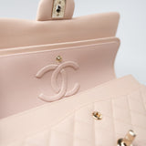 CHANEL Handbag Pink 22c Beige Caviar Quilted Classic Flap Light Gold Hardware -Knockoff
