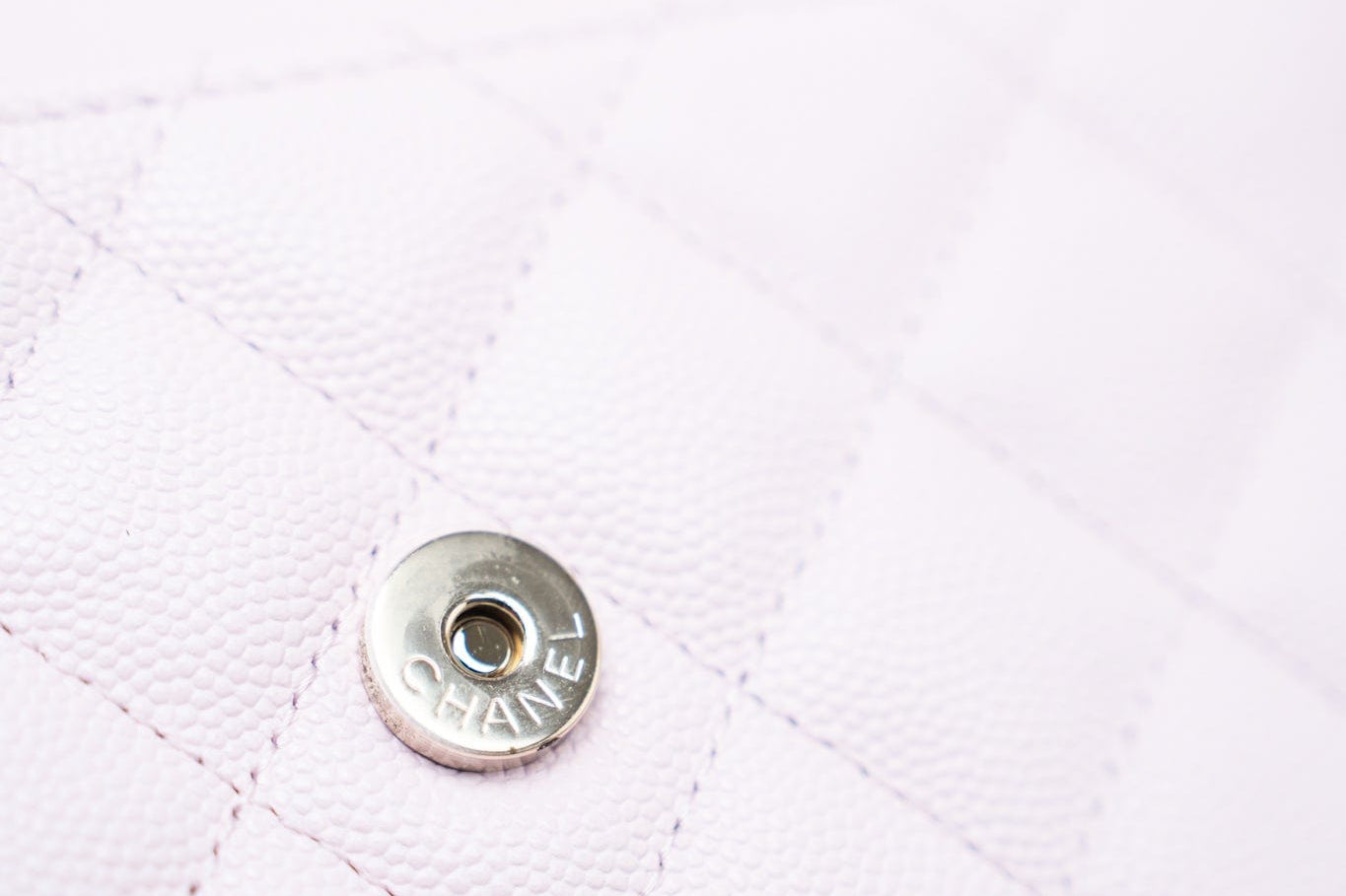 CHANEL Handbag Pink 22P Light Pink Caviar Quilted Flap Phone Holder with Classic Chain LGHW -Knockoff
