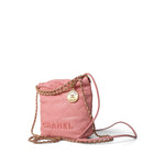 CHANEL Handbag Pink 23K Pink Caviar Quilted 22 Bag Mini -Knockoff
