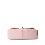 CHANEL Handbag Pink Light Pink Lambskin Quilted Jumbo Classic Flap Silver Hardware -Knockoff
