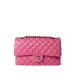 CHANEL Handbag Pink Pink Caviar Quilted Classic Flap Medium Light Gold Hardware -Knockoff
