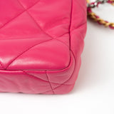 CHANEL Handbag Pink Pink Goatskin Quilted 19 Flap Small Mixed Hardware -Knockoff
