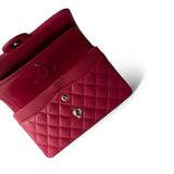 CHANEL Handbag Pink Raspberry Caviar Quilted Classic Flap Small Silver Hardware -Knockoff
