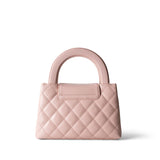 CHANEL Handbag Pink Shiny Aged Calfskin Quilted Nano Kelly Shopper Light Pink -Knockoff
