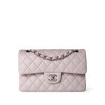 CHANEL Handbag Purple 21B Light Purple Lambskin Quilted Classic Flap Small Silver Hardware -Knockoff
