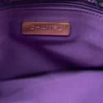 CHANEL Handbag Purple Tweed Quilted 19 Flap Large Mixed Hardware -Knockoff
