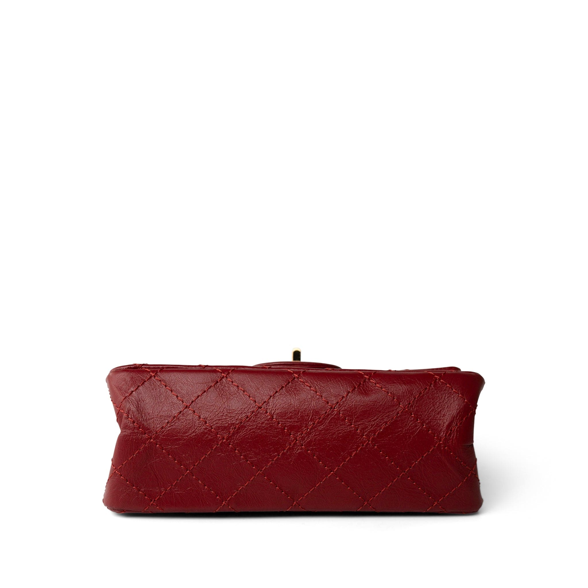 CHANEL Handbag Red 19A Red Aged Calfskin Quilted Mini Reissue Flap -Knockoff
