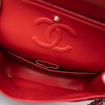 CHANEL Handbag red 21S Iridescent Red Classic Flap Medium Light Gold Hardware -Knockoff
