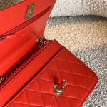 CHANEL Handbag Red Lambskin Quilted Trendy CC Wallet on Chain (WOC) -Knockoff
