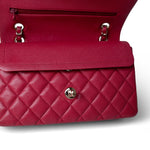 CHANEL Handbag Red Red Caviar Quilted Classic Flap Small Light Gold Hardware -Knockoff
