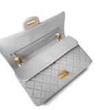 CHANEL Handbag Reissue / Grey Grey Aged Calfskin Quilted Reissue 225 Flap Antique Gold Hardware -Knockoff
