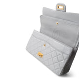 CHANEL Handbag Reissue / Grey Grey Aged Calfskin Quilted Reissue 225 Flap Antique Gold Hardware -Knockoff
