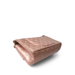 CHANEL Handbag Rose 2.55 Rose Gold Grained Calfskin Quilted Medium Double Flap -Knockoff
