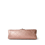 CHANEL Handbag Rose 2.55 Rose Gold Grained Calfskin Quilted Medium Double Flap -Knockoff
