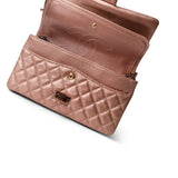 CHANEL Handbag Rose 2.55 Rose Gold Grained Calfskin Quilted Medium Double Flap -Knockoff
