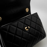 CHANEL Handbag Trendy CC Black Lambskin Black Lambskin Quilted Small Light Gold Hardware -Knockoff
